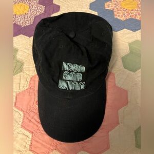 Iron and Wine concert cap